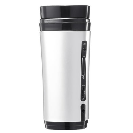 Rechargeable USB Heating Self Stirring Auto Mixing Tea Coffee Cup Mug Warmer