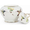 thumbnail image 2 of Abbott Collection Covered Sugar Pot Hummingbird Bone China 4 Inch, 2 of 2