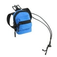 thumbnail image 4 of Bolsa para Colgar en El Cuello, Estuche para Auriculares, Bolsillo, Mini Riñonera, Bolsa de Almacenamiento para Auriculares, Tarjetero para Caminar, a azul shamjiam Bolsa pequeña para colgar en el cuello, 4 of 8