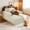 Beige, variant on Chaise Lounge Chair Indoor, Plush Corduroy Cloud Couch, Fluffy Oversized Sofa Bed for Bedroom Living Room, Comfy Boneless Reading Longue Chair Sleeper Sofa No Assembly, Gray