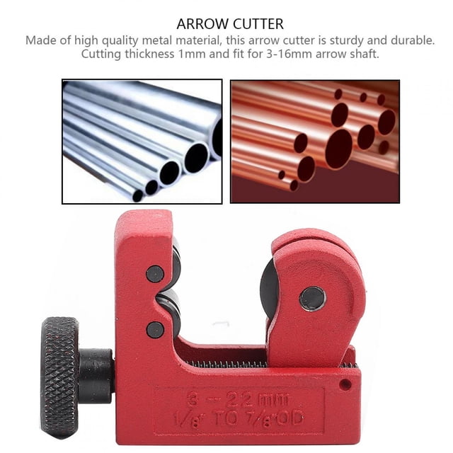 Mini Corte Vio Trimmercutter 3-22 mm DiáMetro de Corte, Mini Flecha Cortador de Metal Flecha Cortador Mantenimiento Accesorios