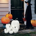 thumbnail image 5 of Decorative Artificial Pumpkins, Versatile Fall Harvest Home  Party Supplies, 7 Pack, 5 of 7