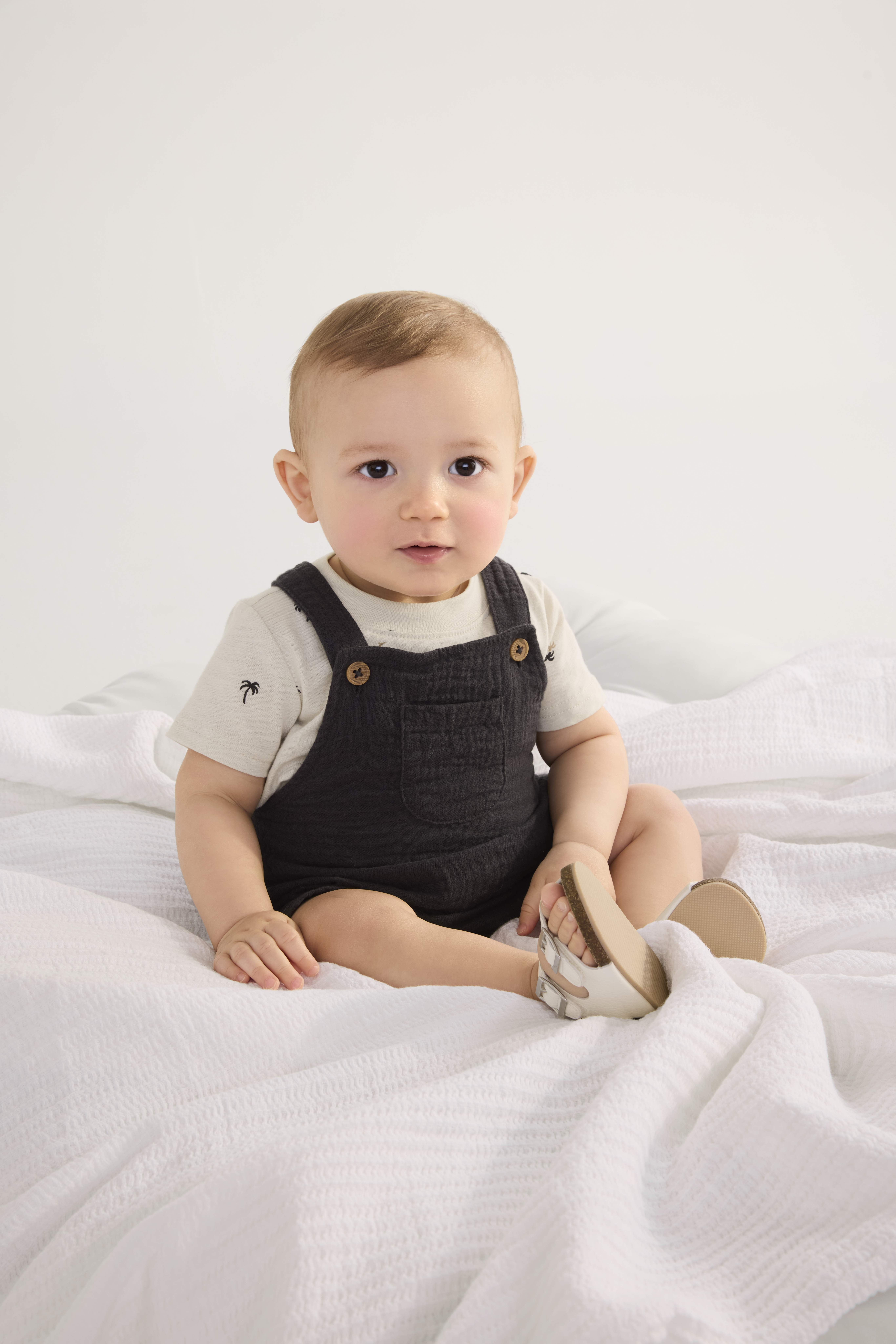 Carter's Child of Mine Baby Boy Shortalls with T-Shirt
