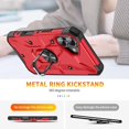 thumbnail image 6 of Case for iPhone 16 Plus,Military Grade Drop Full-Body Shockproof Protective Built in 360° Rotate Magnetic Kickstand Ring Holder Phone Case for iPhone 16 Plus,6.7 Inch 2024 (Red), 6 of 18