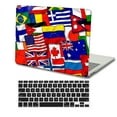 thumbnail image 4 of KSK KAISHEK Compatible with MacBook Pro 14" Case 2023/2022/2021 Rel. Model A2779 A2442, Plastic Protective Case Hard Cover + Black Keyboard Cover, Flag 7, 4 of 5
