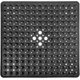 thumbnail image 1 of Shower Bathtub Mat Non Slip, 21x21 Inch, Soft Square Bath Mat for Tub with Suction Cups and Drain Holes, Stall Floor Mats for Bathroom, Machine Washab, 1 of 4