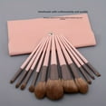 thumbnail image 4 of 11PCS Little Pudding Makeup Brush Set + Pink PU Bag - Full Set of Brushes for Beginners with Beauty Tools, 4 of 5