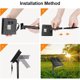 thumbnail image 5 of Rewera Guirnalda de Luces Solares para Exteriores 9M 50 LED, Alimentada por Solar/USB, Guirnaldas de Luces Impermeables IP65, Guirnaldas de Luces con Bolas de Cristal para Patio, Boda, Fiesta,, 5 of 5