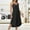 Dark Gray, variant on ALLLIST Summer Ladies Nightgowns Sleeveless Midi Chemises Solid Gray Soft Sleep Gowns Sleepwear Women
