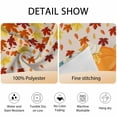 thumbnail image 6 of Round Tablecloth Orange Fall Thanksgiving Pumpkins Waterproof Oil Proof Polyester Table Cloth Cover Decor for Home Dining Outdoor,Patio,Parties, 54" Dia. Maple Leaves Farmhouse, 6 of 9