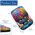 thumbnail image 4 of Vehicle Soft Furry Printed Armrest Cover Car Armrest Pad Accessory 12.5x8.2 Inch Comfortable, 4 of 6