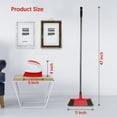 thumbnail image 6 of SUGARDAY Push Broom Indoor Outdoor Scrub Brush Set 47'' Adjustable Long Handle Plastic Broom for Floors, Red, 6 of 9
