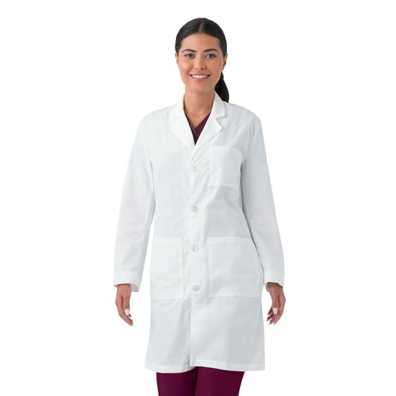 Landau Unisex Relaxed Fit 3-Pocket Full-Length Lab Coat 3187
