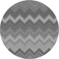 thumbnail image 1 of Ahgly Company Tapis Rond Lavable en Machine Intérieur Transitionnel Gris Foncé, 4 Pieds Rond, 1 of 7