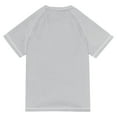 thumbnail image 6 of FORMRS Boys Rash Guard with Short Sleeves UPF 50+ Swim Shirts Sizes 3-12T, Gray Cartoon Houses, 6 of 6