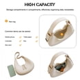thumbnail image 4 of Ergocar 2022 nuevos bolsos de mano para mujer, bolsos de media luna para mujer, bolsos de moda con asa superior, 4 of 5