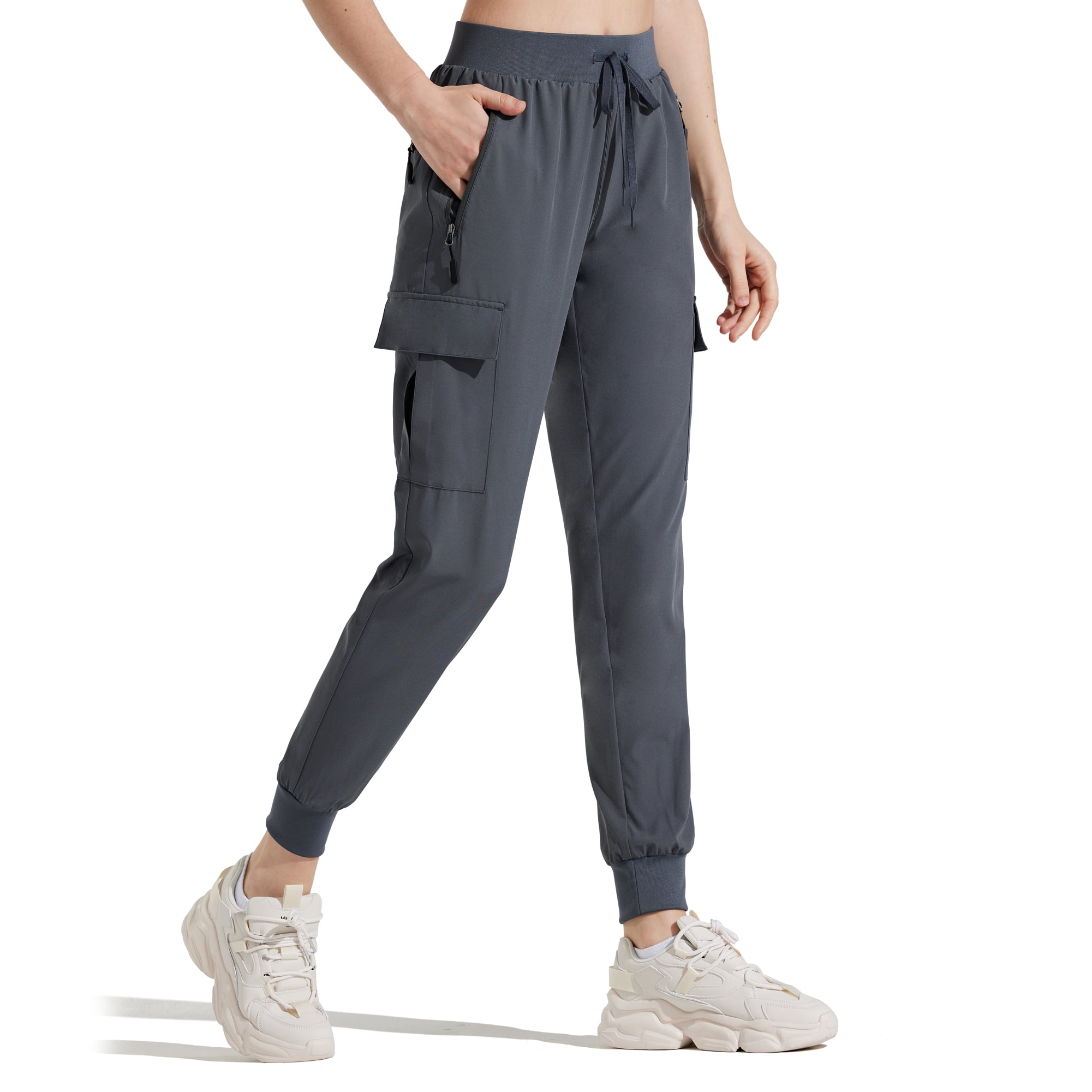 M MAROAUT Khaki Pants for Women Lightweight Cargo Joggers