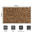 thumbnail image 5 of Brown and Black Leopard Print Door Rugs,Washable Non Slip Door Mats Indoor,Decorative Door Mats,Entry Mat Indoor for Entrance,Bedroom,Kitchen,Bathroom,17"x30", 5 of 6
