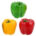 thumbnail image 1 of MasteelfCA 3pcs Foams Pimento Sweetbell Redpepper Models Bell Pepper Models Photography Prop, 1 of 7