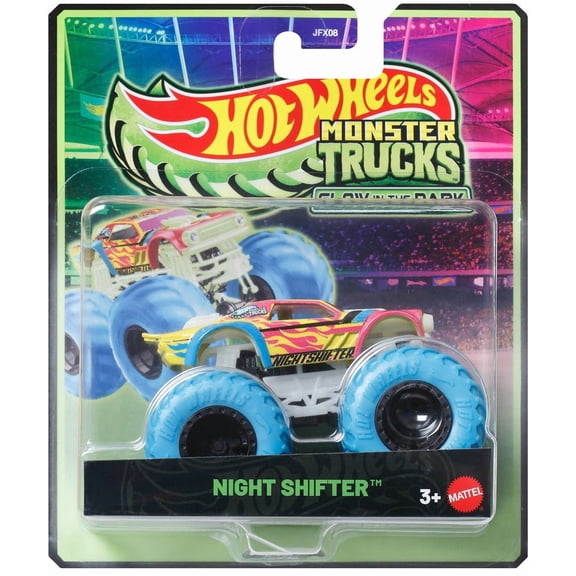 Hot Wheels Glow in the Dark Night Shifter Diecast Car