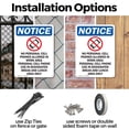 thumbnail image 3 of (2 Pack) No Personal Cell Phones OSHA Notice Sign 7 Inch X 10 Inch Plastic Sign, Weather Resistant, UV Protected for Workplace, Business, and Construction Site, Made in the USA, 3 of 8