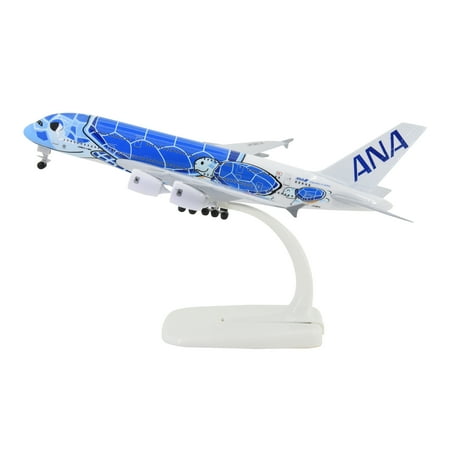 1:400 Standard Edition A380 ANA Sea Turtle Metal Airplane Model Plane Toy Plane Model Blue