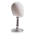thumbnail image 5 of EHJRE Dome Model Head Hat Display Rack Detachable Head Circumference 20.5 inch Model Head Hat Holder for Hat Headwear Shopping Mall White Silver, 5 of 8