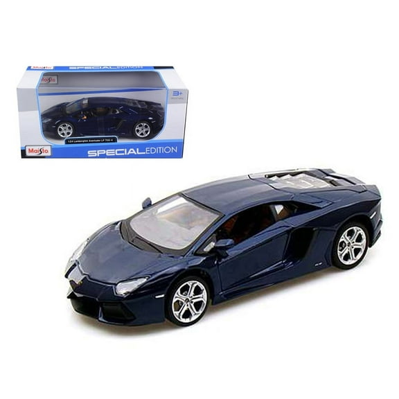 2011 2012 Lamborghini Aventador LP700-4 Blue 1/24 Diecast Model Car by Maisto