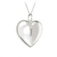 thumbnail image 1 of Initial Heart Locket Necklace in Sterling Silver, 1 of 2