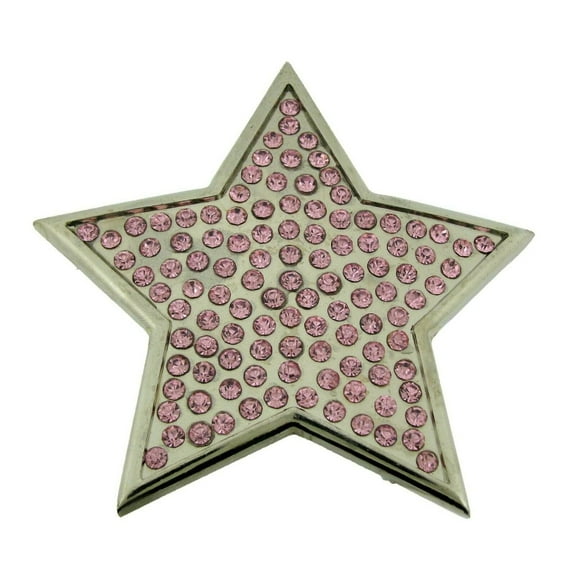 Star Japanese Pink Rhinestones tokidoki Style Belt Buckle