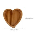 thumbnail image 3 of Bandeja de madera de bambú para guardar baratijas, bandeja con forma de corazón, bandeja para joyas, bandeja para aperitivos, 3 of 8