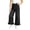 Black, variant on Lmnyox Wide Leg Jeans for Girls Baggy Cute Elastic Waist Denim Pants Teen Fashion Ruffle Jeans with Pockets