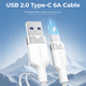 thumbnail image 2 of Cable USB-A/USB-C VENTION 2M 100W (6A) Trenzado Carga Rápida, 2 of 8