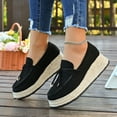 thumbnail image 6 of Wowcloth Women's Fashion Casual Loafers – All-Season Slip-On Round Toe Shallow Cut with Chunky Wedge Heel for Versatile Daily Walking Shoes, 6 of 8