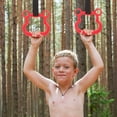 thumbnail image 3 of 1 Set of Portable Gymnastics Rings Gym Pull-up Equipment Hanging Rings Kids Workout Rings, 3 of 7