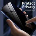 thumbnail image 2 of Anti-Peeping Full Body Case Clear Tempered Glass Metal Bumper Protection Privacy Cover For  12/Max/12 Pro/12 Pro Max Black For iPhone12pro, 2 of 7