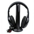 Jrocdr 5in1 Wireless Headphones Earphone Headset for PC Laptop TV FM