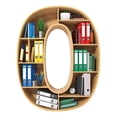 thumbnail image 1 of Fiudx Colgante con Alfabeto, Adorno Acrílico para Colgar, Decoración para Amantes de La Biblioteca, Adorno para Árbol de Navidad, Regalo Multiusos de Invierno, Incluye Cordón para Colgar, Tamaño de 8, 1 of 1