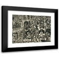 thumbnail image 1 of John Christensen 24x19 Black Modern Framed Museum Art Print Titled - Street Life at Norrebro (1946 - 1949), 1 of 5