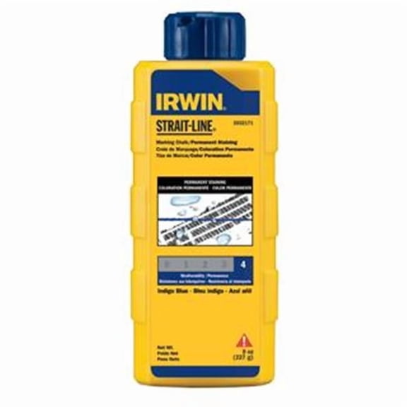 Irwin 586-4935526 4 lbs.- Permanent Staining Marking Chalk - Midnight Black