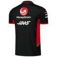 thumbnail image 3 of Men's  Black Haas F1 Team Fitted Quarter-Zip Polo, 3 of 3