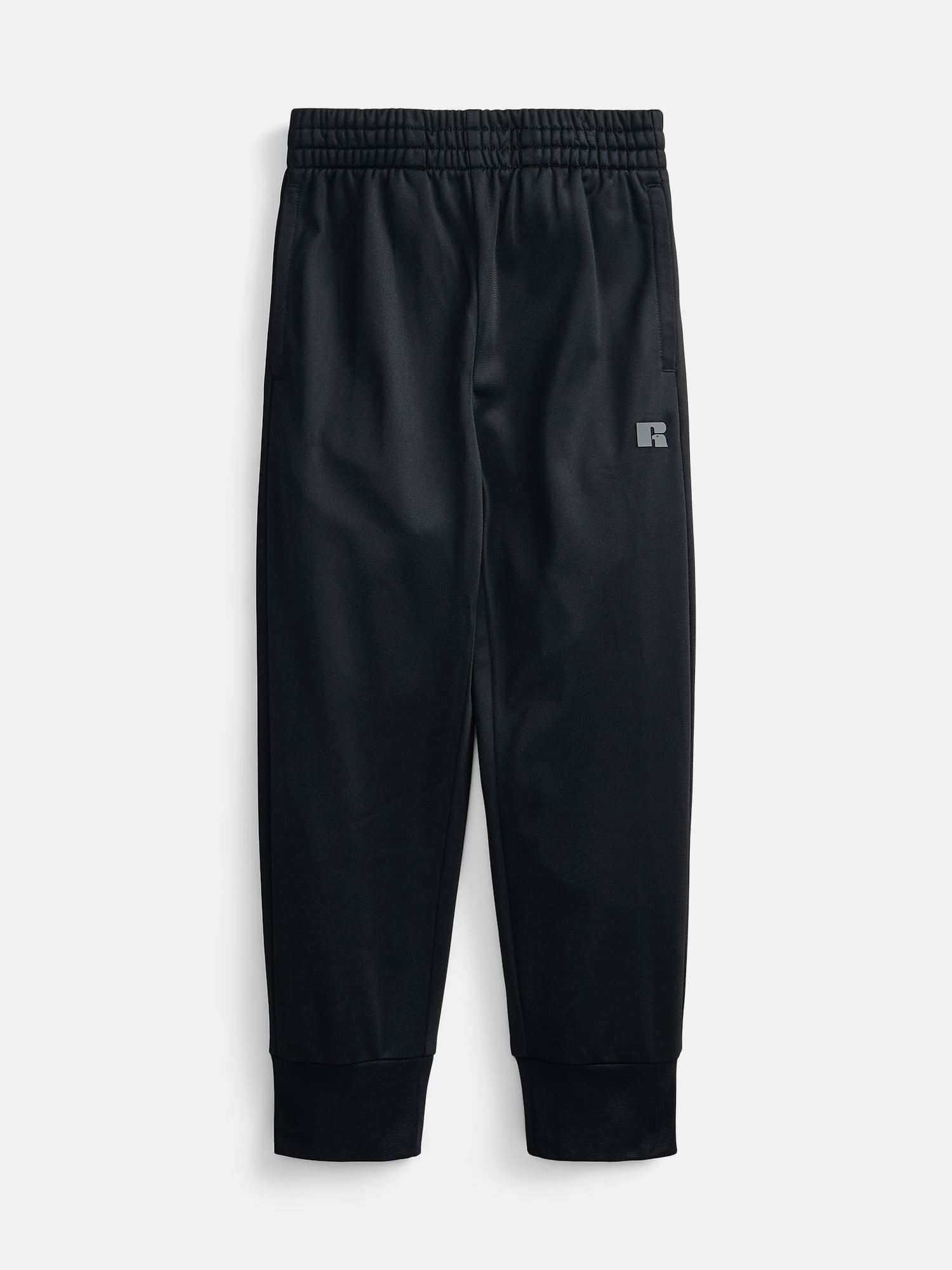 Russell Athletic Boys Pull On Tricot Jogger Pants, 2-Pack, Sizes 4-18 & Husky