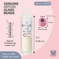 thumbnail image 3 of Miyuki Delica Seed Beads – Size 11/0 (1.6 mm), DB0203, Ceylon Lt. Yellow, 7.2 g, Approx. 1440 Beads, 3 of 7