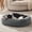 Grey-M Plus (30"x24"x8"), variant on Dog Bed Medium Size  Washable Pet With Removable Cover Rectangle Soft Calming Sleeping Puppy Durable Cuddler Anti-slip Bottom Beige M Plus (30"x24"x8")