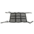 thumbnail image 3 of Car Ceiling  Net Pocket, Polyester Car Roof Organizer 4 Reinforced Webbing Straps Slippy  For Sundries For Blankets, 3 of 8