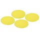 thumbnail image 1 of Uxcell 4 Pcs Fundas Redondas de Taburete de Poliéster para Asientos de 11"- 14" para Sillas, Funda de Taburete Amarillo Limón, 1 of 6