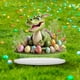 thumbnail image 1 of Fiudx Adorno de Huevo de Pascua, Decoración Acrílica Artesanal, Diseño Hueco, Ambiente Festivo, Centro de Mesa o Estante, Decoración de Pascua para El Hogar o La Oficina, Detalles Tallados Únicos, 1 of 6