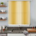 thumbnail image 5 of Yellow Ombre Sheer Curtains 45 Inches Long, Modern Abstract Art Farmhouse Gradient Light Filering Curtains, Breathable Simi Curtain Privacy Drapes for Kitchen Bathroom Small Window Treatment, 5 of 9