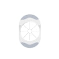 thumbnail image 1 of Core Kitchen 6009861 Gray ABS & Stainless Steel Apple Slicer, 1 of 1