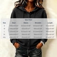 thumbnail image 3 of Tusihei Women Fall Winter Hooded Fleece Shacket Button Down Casual Cardigan Pullover Solid Warm Loose Coat Jacket for Women Outdoor Lounge, Black L, 3 of 6